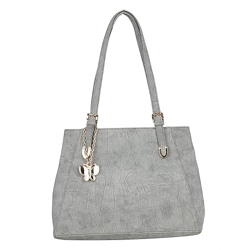 Butterflies Women Handbag (Sand Grey) (BNS 0667SNGY)