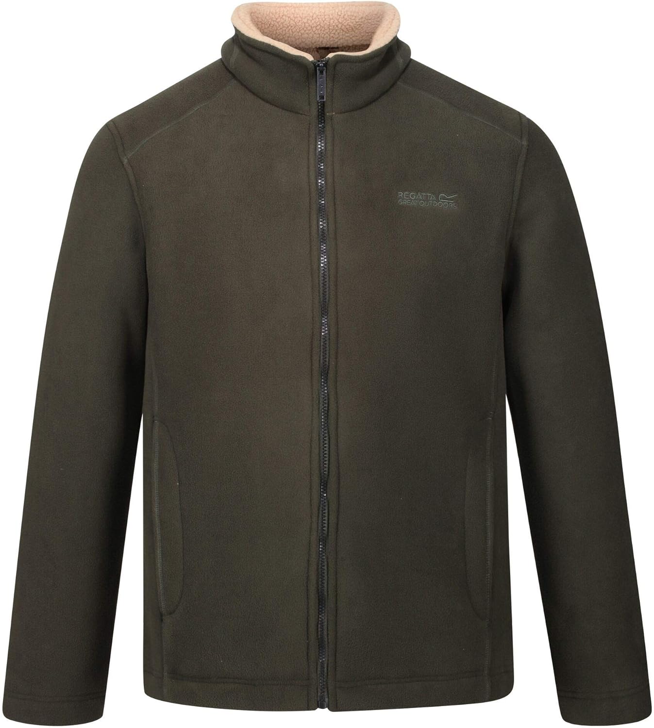 Regatta Men's Garrian Polyester Sherpa Backed Full Zip Fleece Jacket