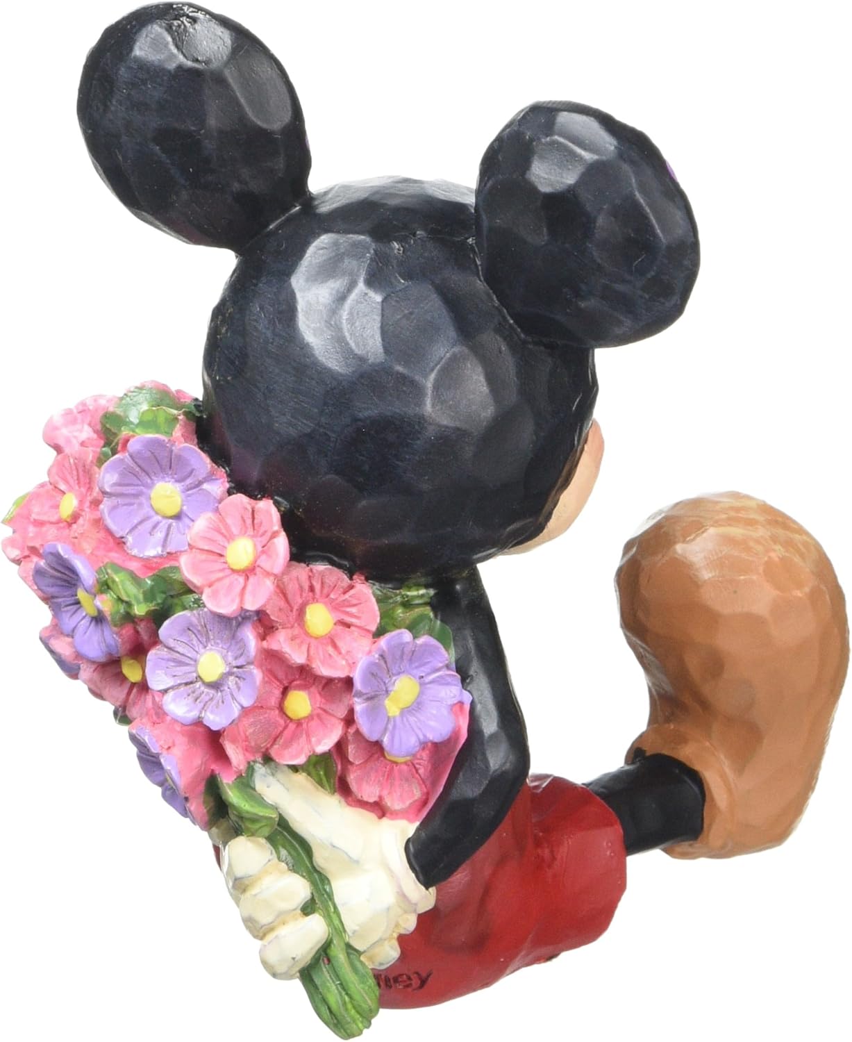 Disney Traditions Jim Shore Mickey With Flowers Mini Figurine, Multi-colour, 5 x 5.5 x 7 cm - Image 3