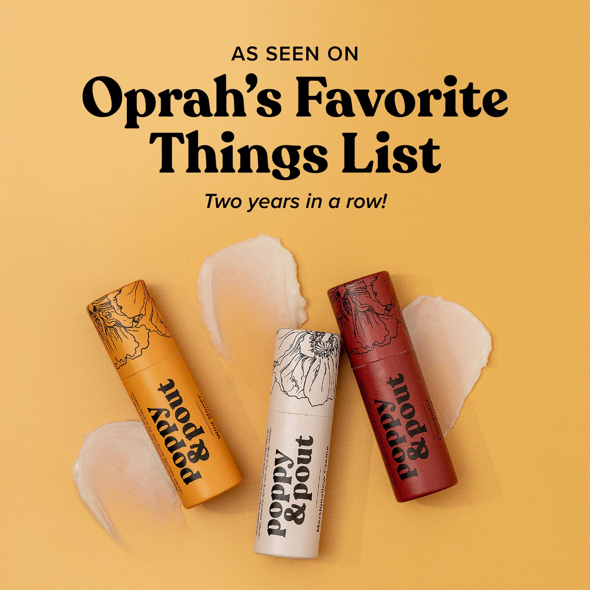Poppy & Pout Marshmallow Creme Jumbo Lip Balm | All Natural Lip Balms & Moisturizers | Hydrates with Beeswax, Vitamin E, Organic Coconut Oil | Cruelty-Free | Lip Balm in Recyclable Cardboard Tube