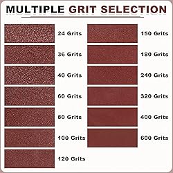 HARFINGTON 4 x 24 Inch Sanding Belts, 24 Pcs 80