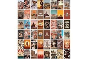 ANERZA Western Room Decor, Wall Collage Kit Aesthetic Pictures, Posters for Room Aesthetic, Cowgirl & Cowboy Home Decor, Country Bedroom Photo Wall Decor for Teen Girls, Dorm Trendy Wall Art