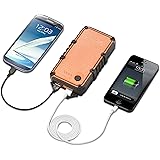 New Trent PowerPak Ultra 14000mAh Portable Dual USB Port External Battery Charger/Power Pack for Smartphones, Tablets and more. (Orange/Black)