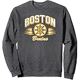 Boston Bruins Retro Diamond Dark Heather NHL Licensed Sweatshirt