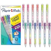 Paper Mate Clearpoint Mechanical Pencils, Color Block Edition, HB #2 Lead (0.7mm), 12 Count - Back to School, Fun Office Supplies