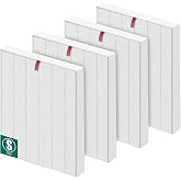 C545 Replacement Filter S for Winix C545 Air Purifier, 4-Pack | Replace for Winix Filter S 1712-0096-00 and 2522-0058-00, Only Main Filter, White by APPLIANCEMATES