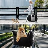 LE SURE Lesure Dog Car Seat Medium Waterproof Booster Seat with Storage view 6