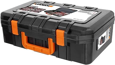 WORX WA0071 Tool Carry Case with Removable Dividers Durable, Spacious Interior