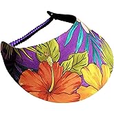 The Incredible Sunvisor Women's Flower Design Lightweight Packable Foam Visor for Sun Protection & Outdoor Activities