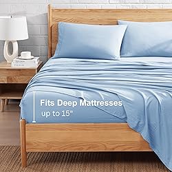 Casa Platino Split King Sheets for Adjustable Bed