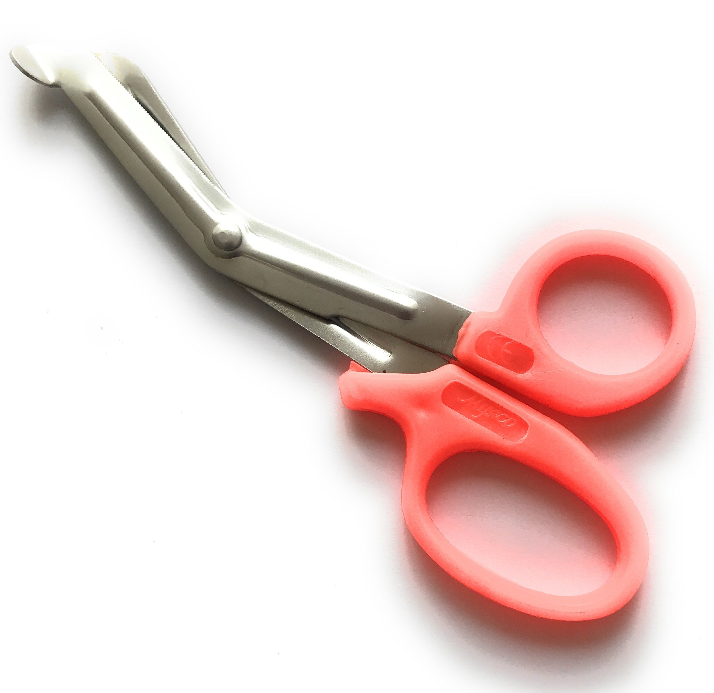 INSGB Tuff Cut Scissors Tough Shears First Aid Nurse Paramedic Emergency EMT (small, Orange)