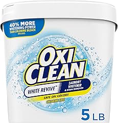 OxiClean White Revive Laundry Whitener and Stain Remover Powder, 5 lb