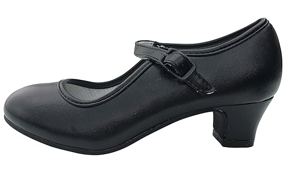 La Senorita Spanische Flamenco Schuhe - Schwarz