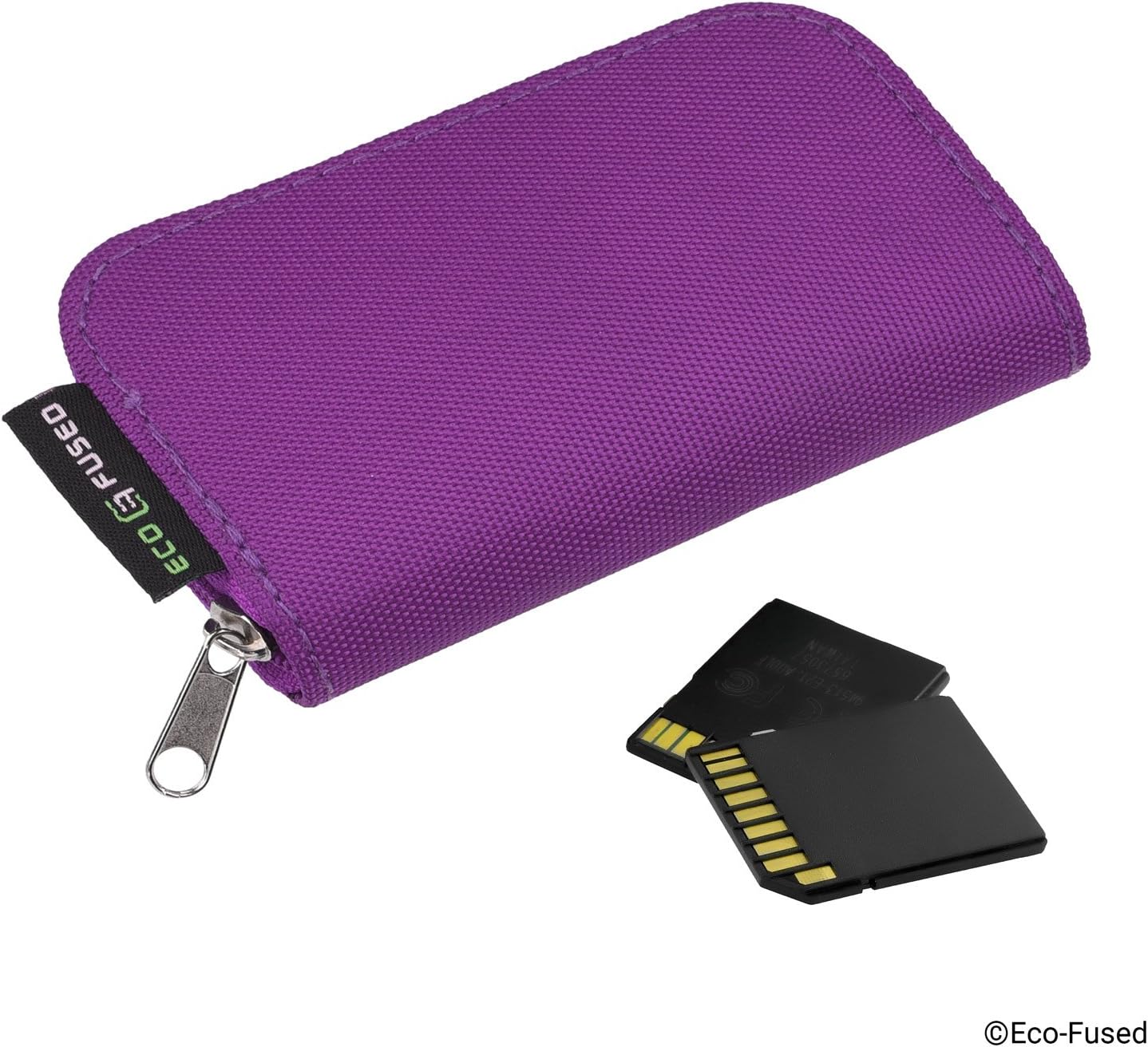 Eco-Fused Memory Card Carrying Case, Suitable for SDHC and SD Cards, 8 Pages and 22 Slots - Image 4