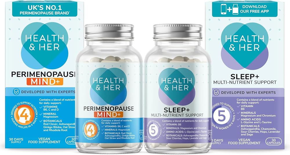 Health and Her Perimenopause Mind+ Day & Night Bundle - 1 Month Vegan