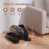 MERACH Under Desk Elliptical Machine 12 Speed Remote Control Quiet Pedal view 9