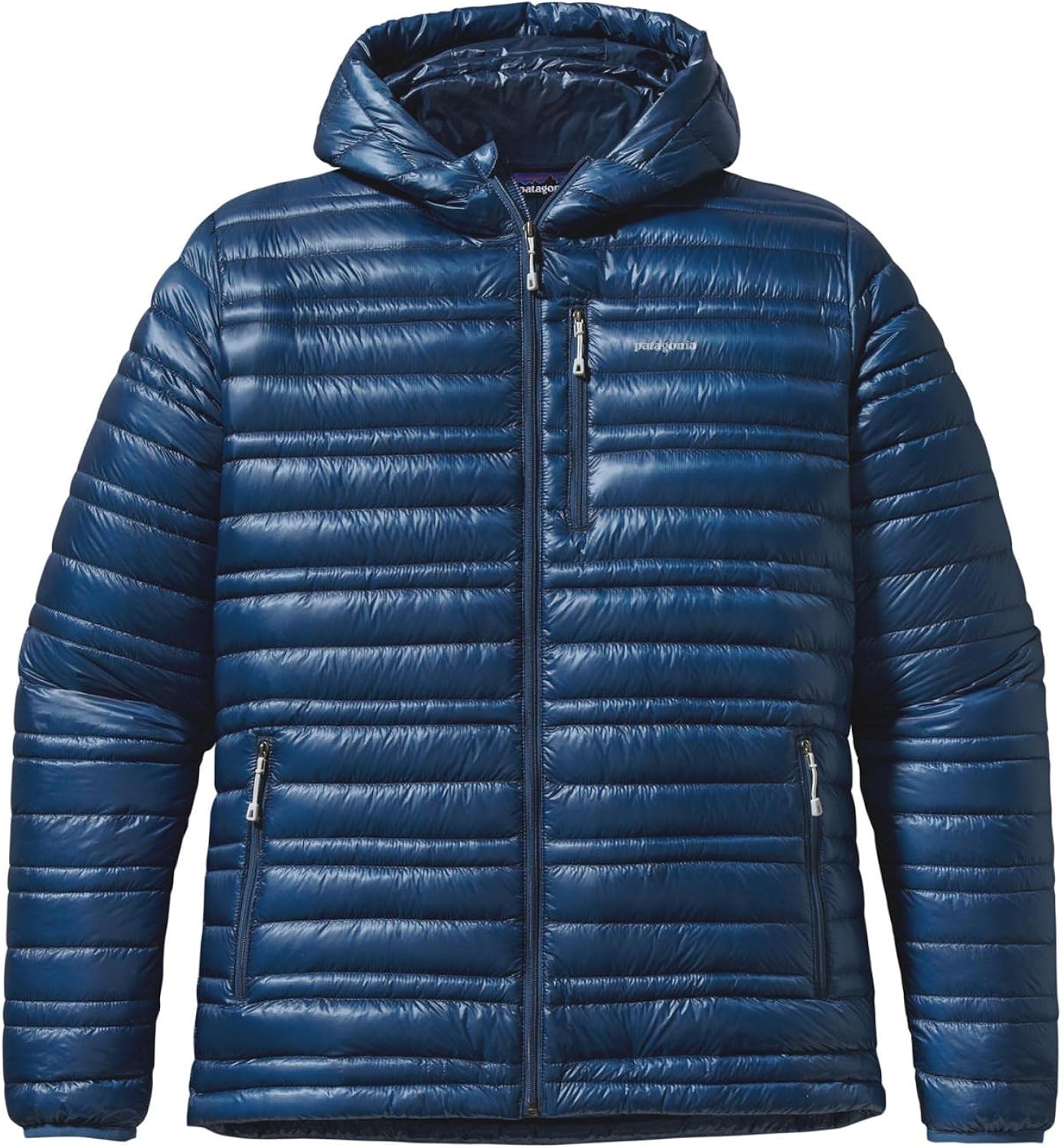 Patagonia Men's Ultralight Down Hooded Jacket Blue Glass Blue SizeFR