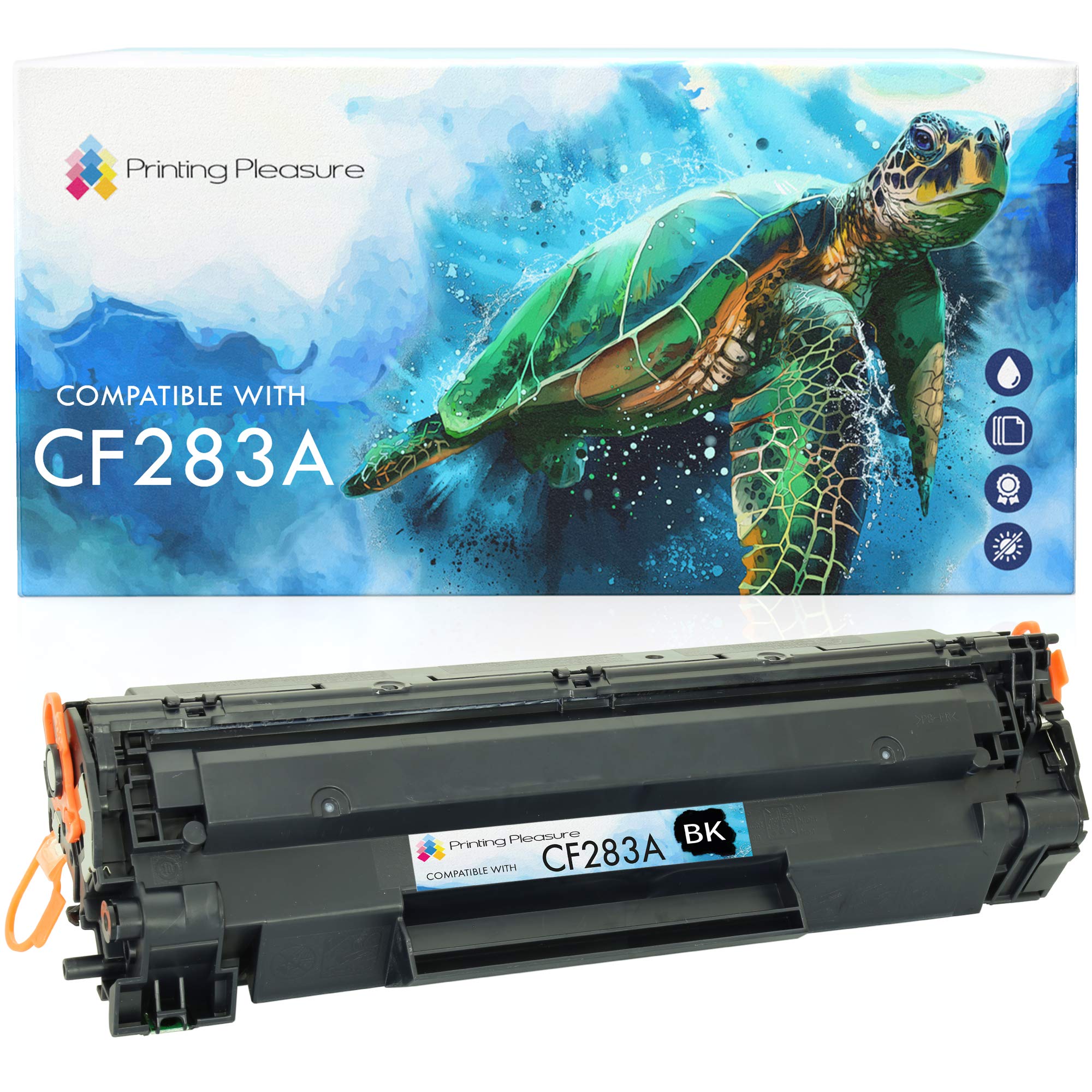 Printing Pleasure CF283A Toner Cartridge compatible for HP LaserJet Pro M201dw M201n MFP M125nw M125a M127fn M127fw M225dn M225dw