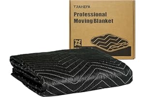 Trahefa Moving Blanket 40x72 in, Furniture Blankets for Moving Quilted Packing Moving Blankets Heavy Duty Moving Pads (1pc 40 * 72in)