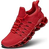 Mens Slip On Walking Shoes Blade Non Slip Tennis Running Shoes Lightweight Workout Breathable Mesh Fashion Sneakers
