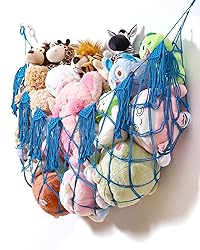Stuffed Animal Storage Hammock Net with Lights
