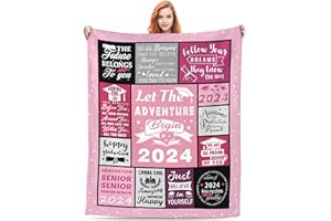 Hocgiwd Graduation Gifts, Graduation Gifts for Her, College Graduation Gifts for Her, 2024 Graduation Gifts, PHD Graduation Gifts - College/Masters Degree Graduation Gifts for Her - Blanket 60X50in