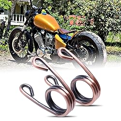 Custom Motorcycle Black Pair 2" Scissor Clip Type