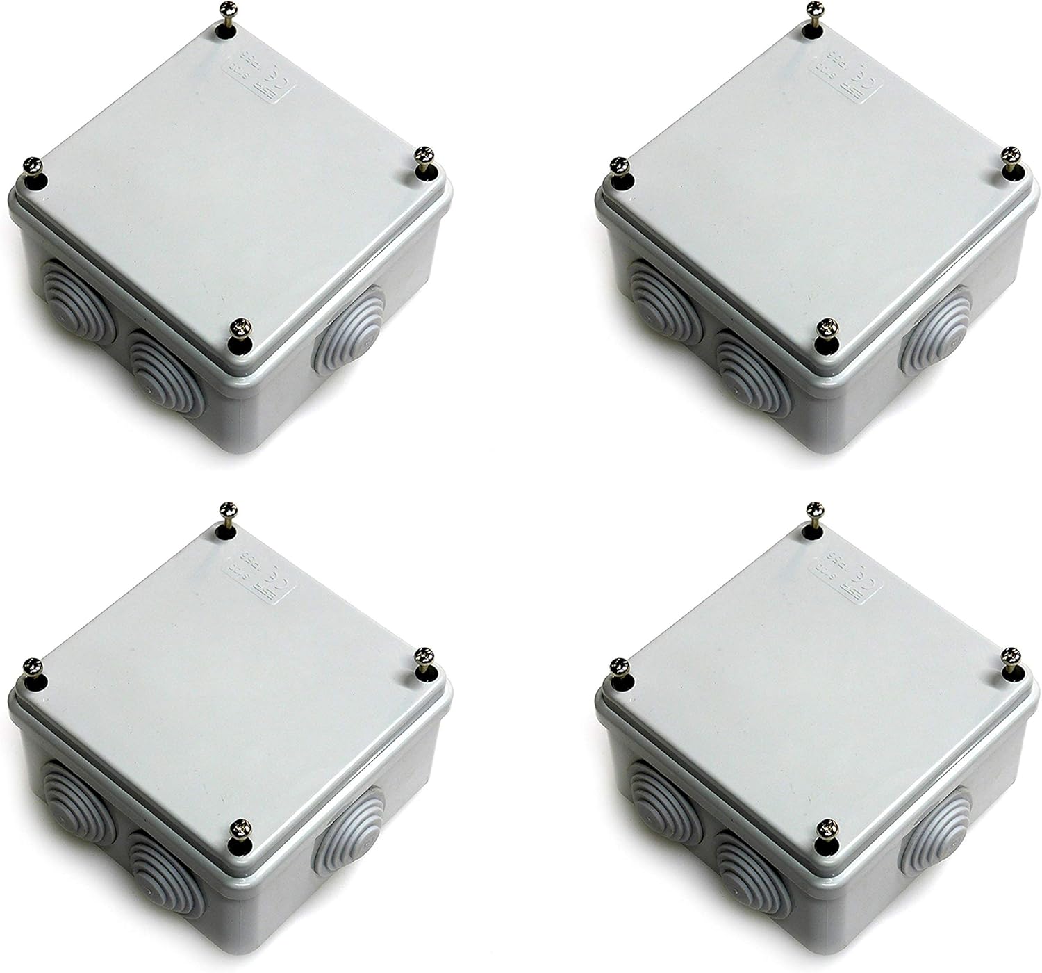 CCTV IP55 - Caja de derivación IP55, impermeable, 4 terminales, IP65