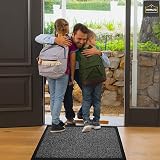 Homatz Heavy Duty Indoor Outdoor Door Mat 50x80cm Non Slip Rubber Backing view 5