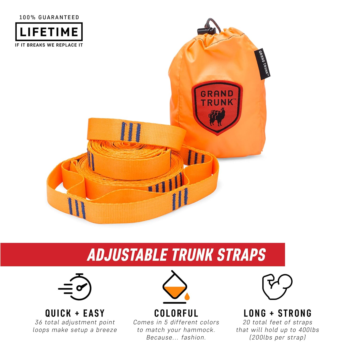 Best straps for grand trunk double hammock