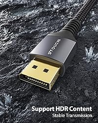 Stouchi DisplayPort Cable, DP 1.4 Cable 8K 3M/10FT