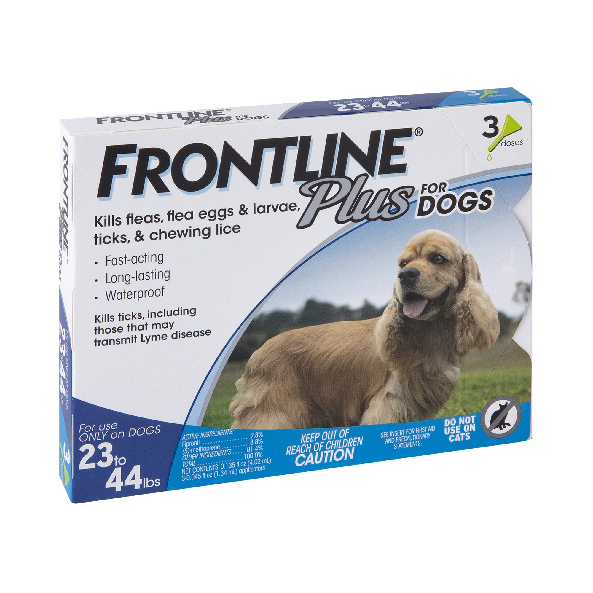 FRONTLINE Plus Flea and Tick Treatment for Dogs (Medium Dog, 2344