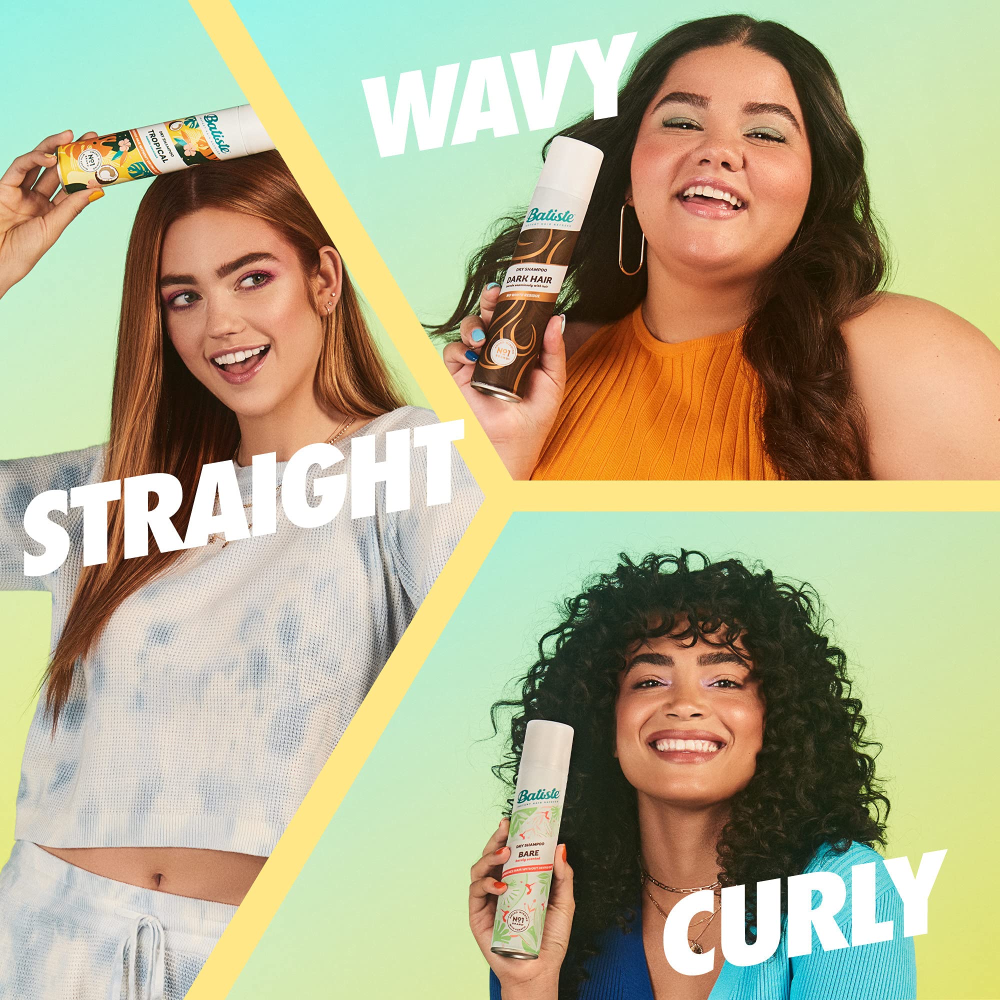 Batiste Dry Shampoo, Brilliant Blonde, 6.73 fl. oz. (Pack of 3)