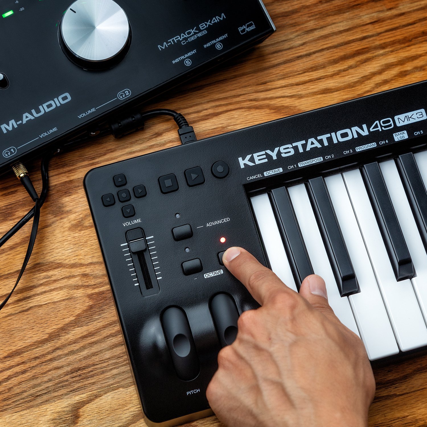 MAudio Usb Midi Keyboard 49 Key Piano Sound Source Software Comes
