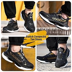 Steel Toe Shoes for Men Women Composite Toe Work