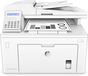 Amazon Com Hp Laserjet Pro M227fdn All In One Laser Printer With Print Security G3q79a Replaces Hp M225dn Laser Printer Office Products