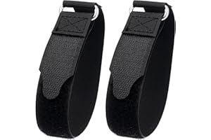 EAORBD RV Awning Arm Safety Strap for 1" x 13" Camper Awning Strap, Fixed Awning Straps for Protection Awnings, Black - 2 Pieces (Black, 1" x 13")