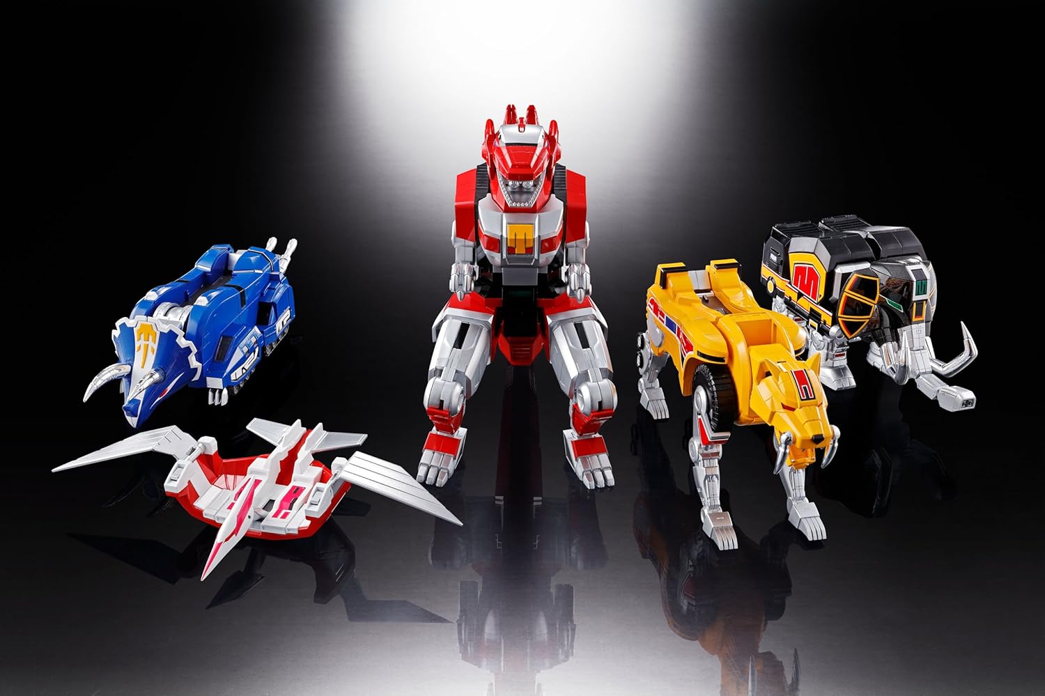 soul of chogokin thunder megazord