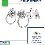 IRONTITE Ring Gate Latch Heavy Duty Galvanised Gate Latch for Wooden Gates view 2