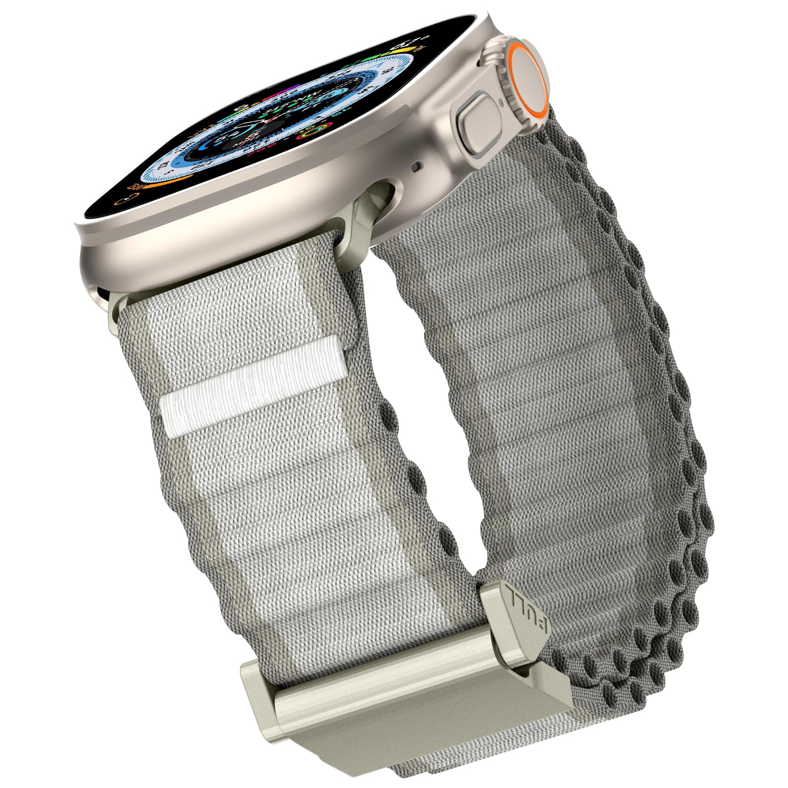 Nylon Strap for Apple Watch Ultra 2 49mm Strap, Sport Fabric Braided Replacement Loop Band Adjustable Nylon Straps for iWatch Ultra 49mm 45mm 44mm 42mm Series 10 9 8 7 SE 6 5 4 3 2 1