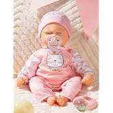 Mother Love 16 Inch Talking and Crying Interactive Baby Doll | Interactive,Crying,Talking,Feeding, Sleepling, Realistic Sounds and Movements,Soft Body,baby doll eyes open and close