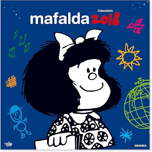 Download Granica Mafalda – Calendrier mural 2018, couleur BLEU PDF