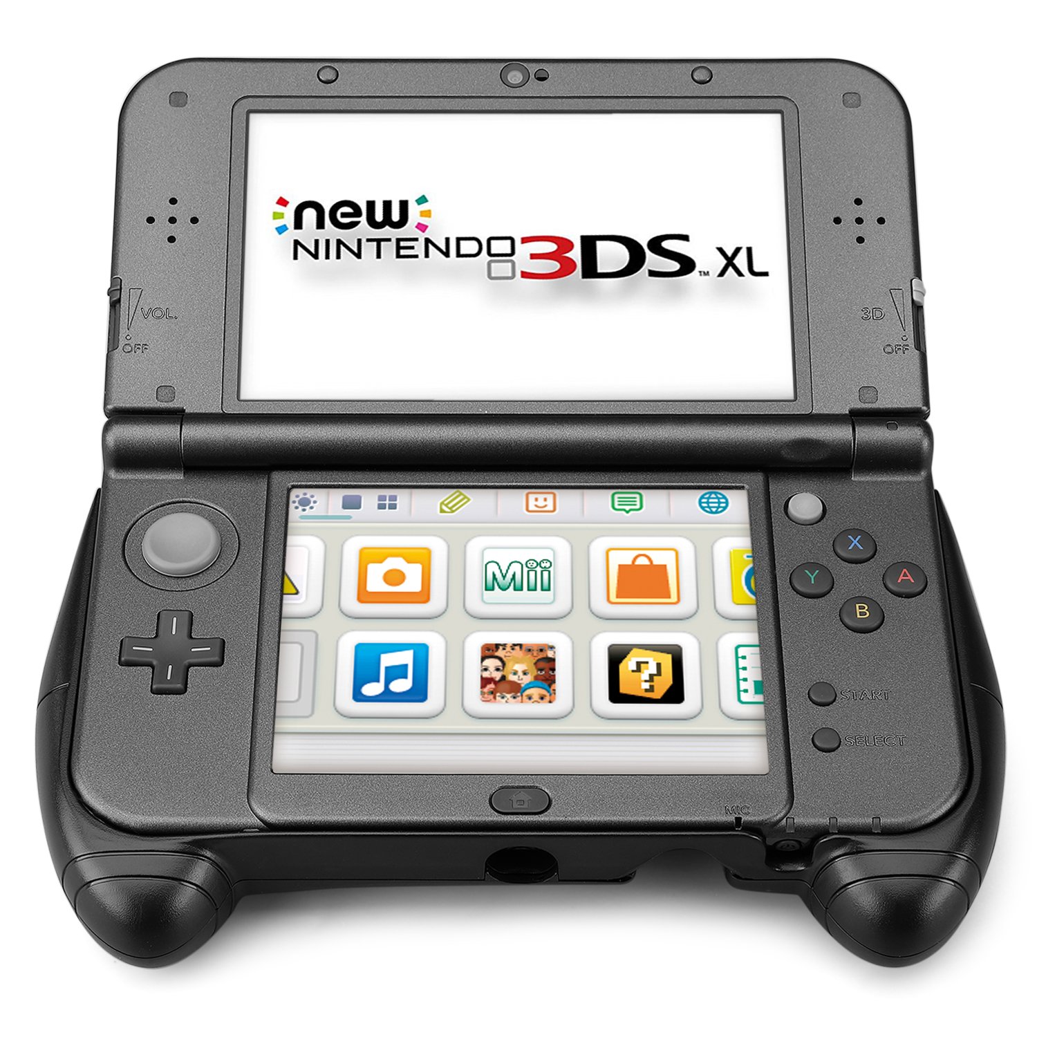 TNP New Nintendo 3DS XL Hand Grip - Protective Cover Controller Case | Ergonomic Comfort | Anti Slip Handle | with Kick-Stand | for 3DS XL LL 2015 Model