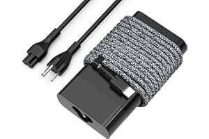 QIOUZW New Slim HP 65W USB C Laptop Charger AC Adapter Replacement for HP Spectre X360,Spectre,Elitebook x360,Elitebook,Envy,Chromebook,Elite x2,ProBook Travel Type C Power Cord Supply