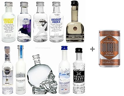 Vodka Probierset - 10 verschiedene Vodka