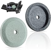 Grinder Sharpening &amp; Honing Stone Set For Bizerba Slicer All Models | Sharpening Stones Replaces for 4022060160, 60223401000, 60223401100, Complete Sharpening Solution