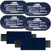 Gel Ice Packs for Injuries Reusable, 4 Ice Packs with 2 Adjustable Straps for Knee, Shoulder, Back, Hot and Cold Pack Therapy for Joint Pain, Muscle Soreness, and Body Inflammation