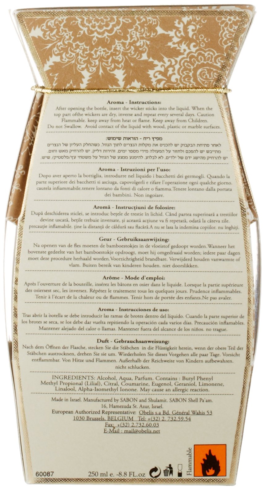 Mua SABON Aroma Reed Diffuser, Golden Iris, 8.8 Fl Oz trên Amazon Mỹ ...