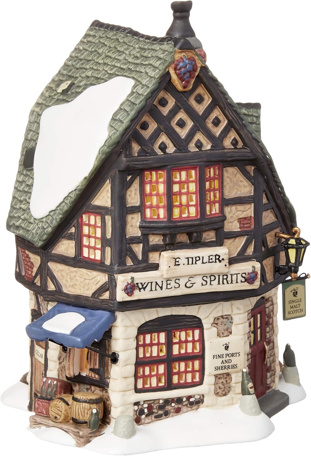 Best Dept 56 Dickens’ Village Wine Spirits Building