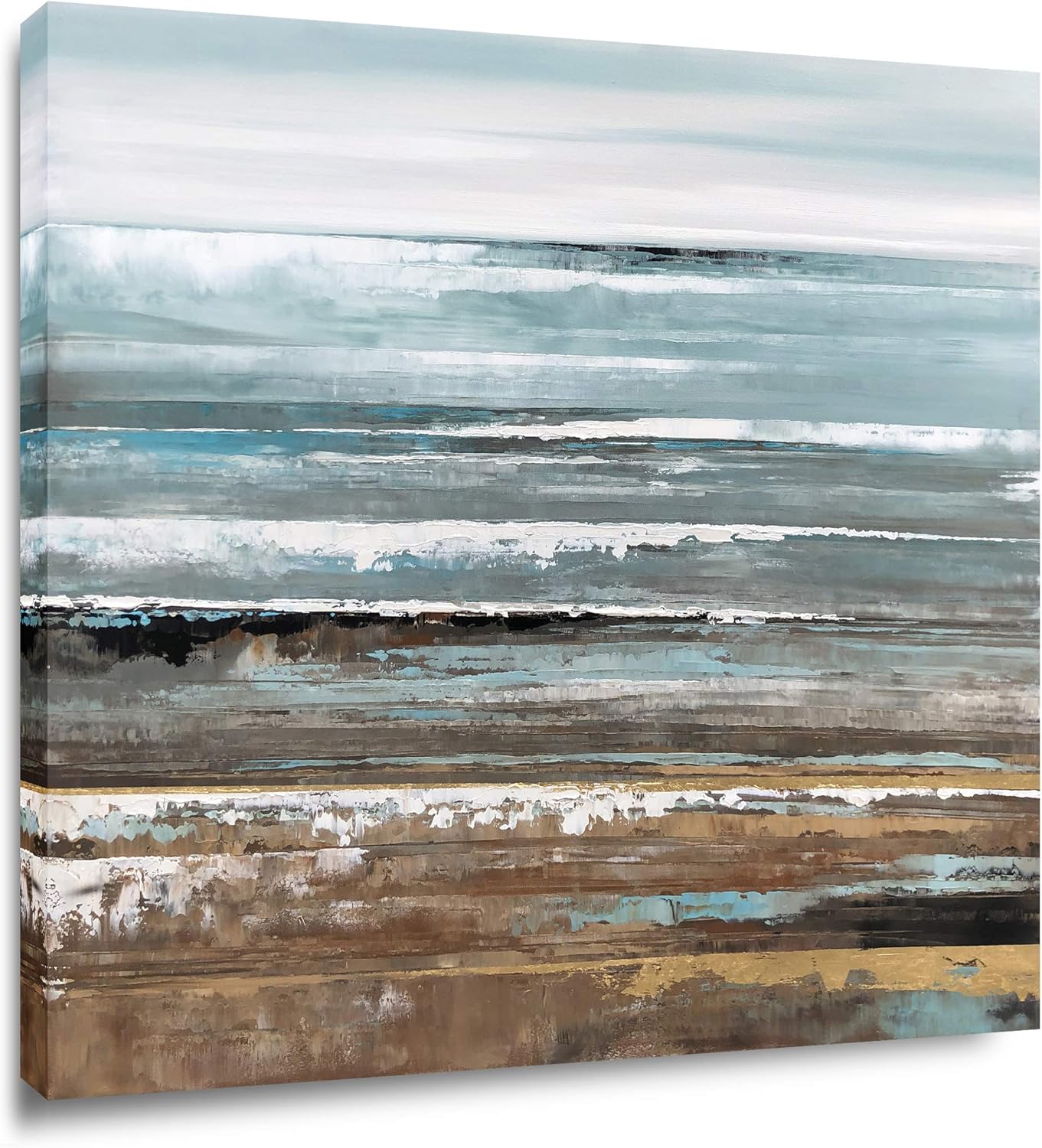 Yihui Arts Original Canvas Wall Art Oil Painting Abstract